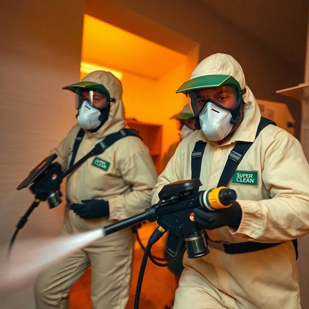 رش المبيدات في الحمامات