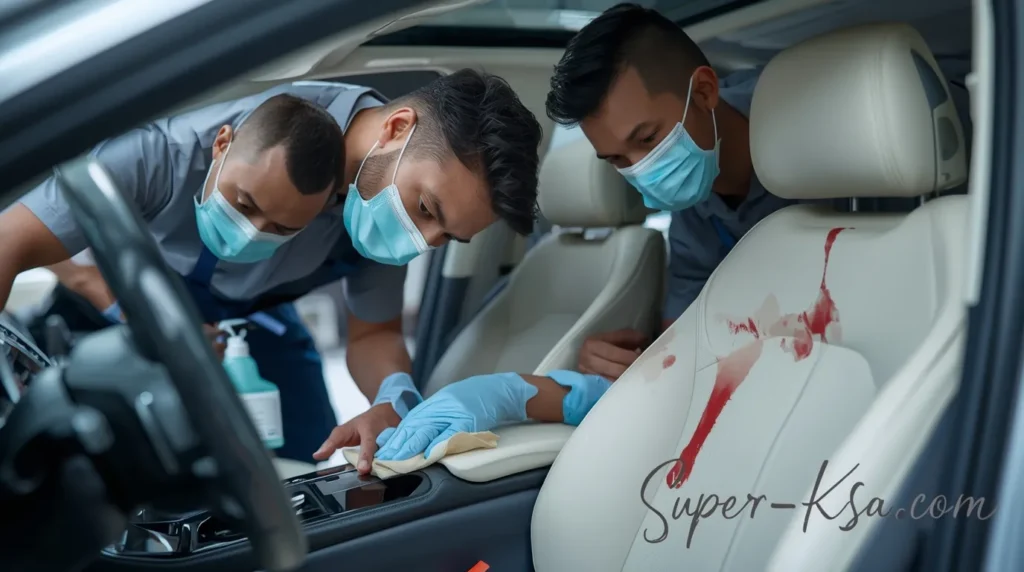 تنظيف السيارات من البقع