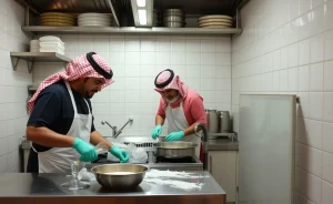 طريقة تنظيف المطبخ بشكل سريع