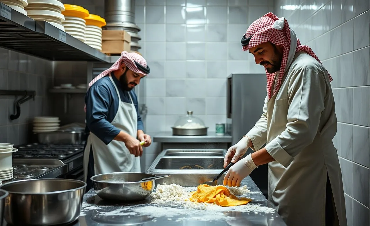 طريقة تنظيف المطبخ بشكل سريع