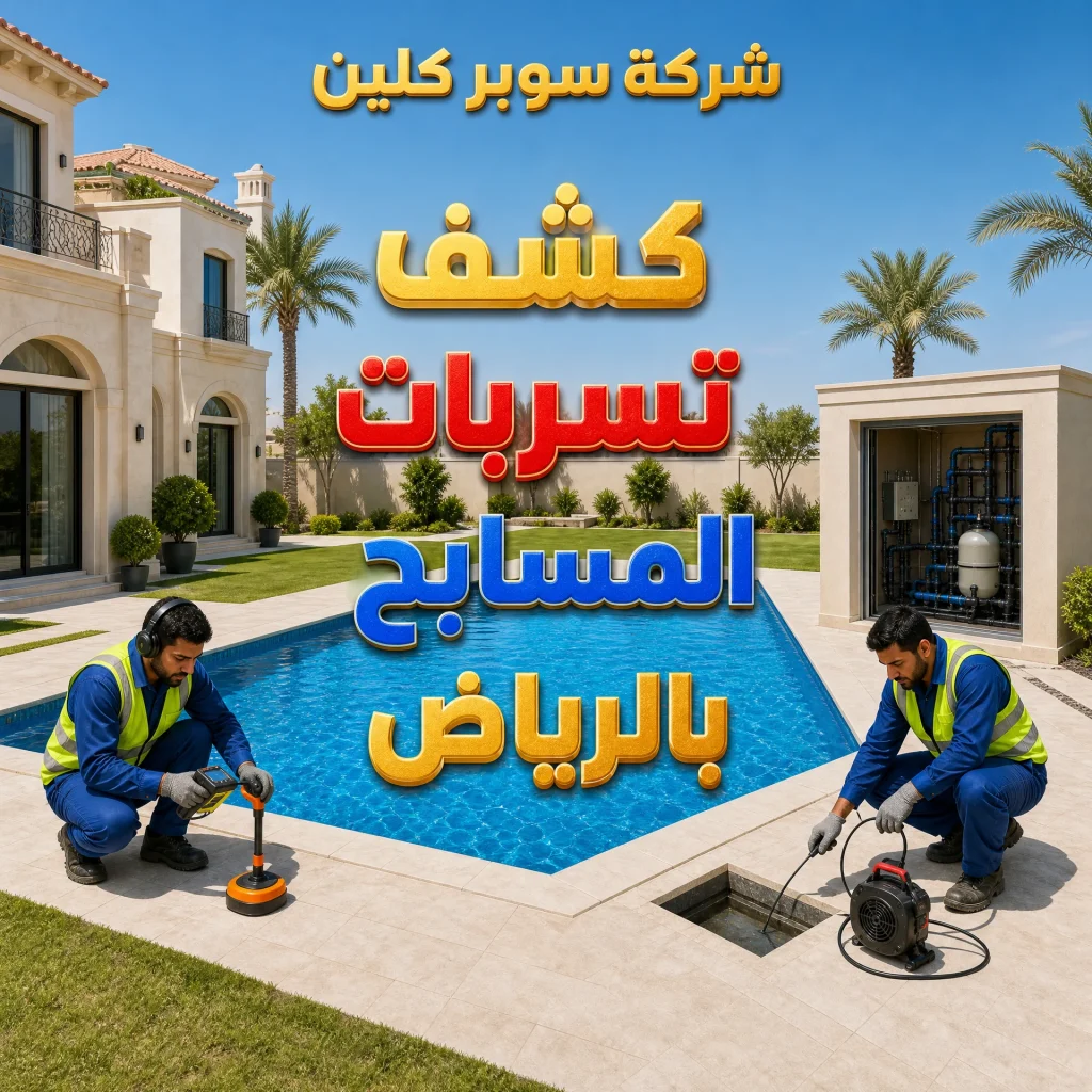 كشف تسربات المسابح بالرياض