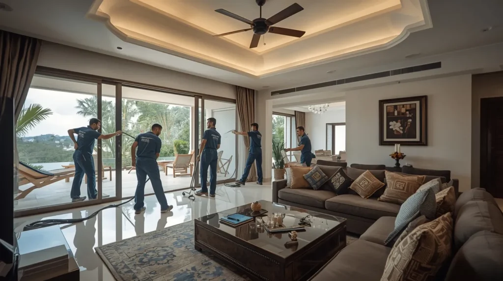 أفضل شركة تنظيف فلل مفروشة