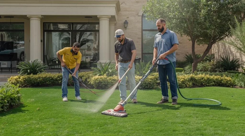 تنظيف الحوش المحترفة