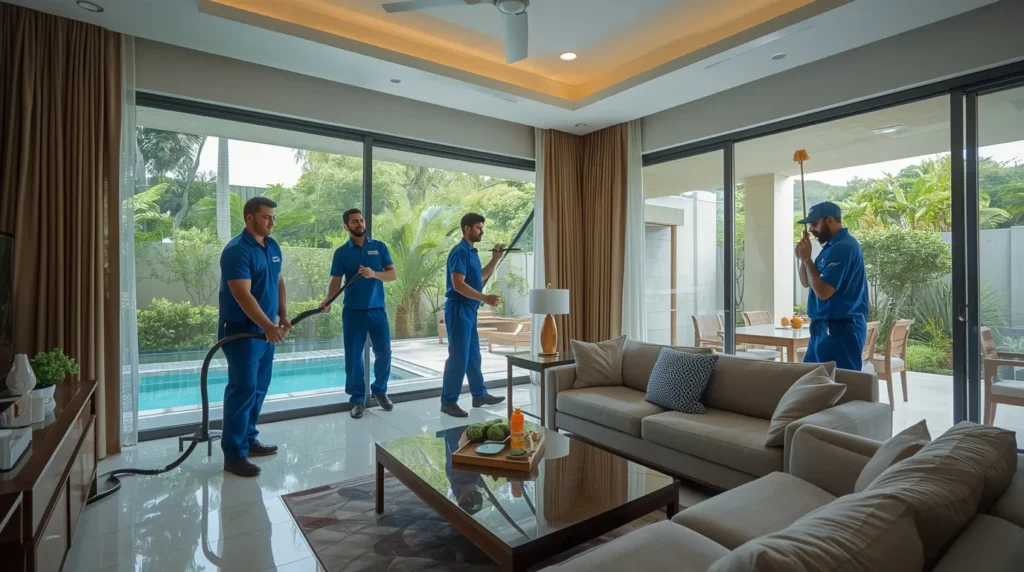 شركة تنظيف فلل مفروشة