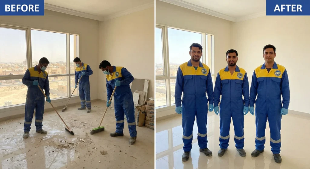 شركة نظافة شقق بعد التشطيب