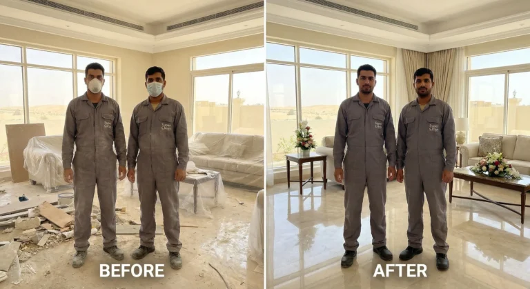 شركة نظافة فلل بعد التشطيب