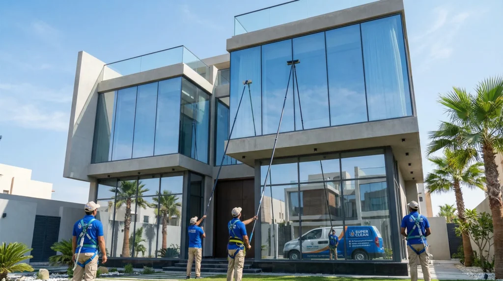 شركة تنظيف الحمدانية 9 شركة تنظيف واجهات زجاجية الحمدانية