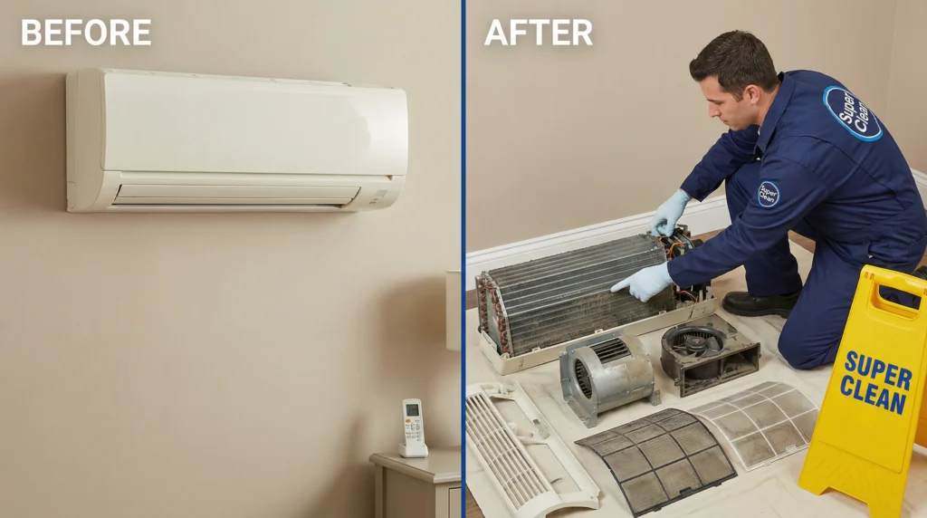 شركة تنظيف مكيفات الحمراء 5 اسعار تنظيف مكيفات سبلت الحمراء