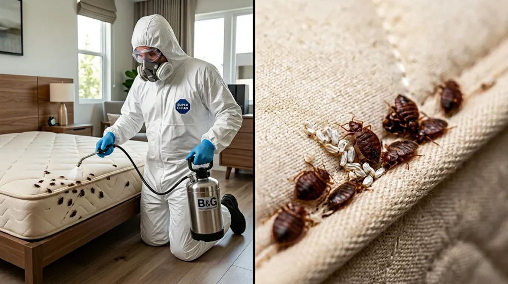 شركة مكافحة حشرات الحمدانية 7 بق في المفروشات بالحمدانية