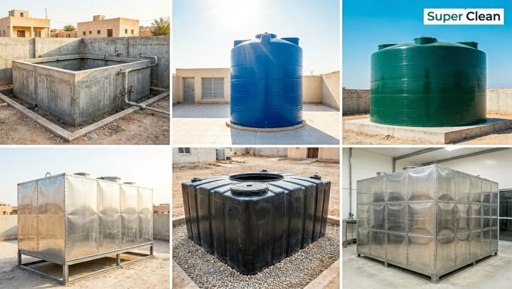 شركة تنظيف خزانات الروضة 8 جميع أنواع الخزانات في الروضة