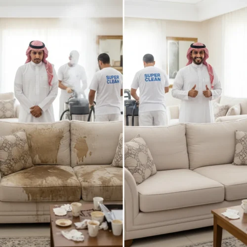 تنظيف بالبخار بجدة 5 غسيل الكنب بالبخار