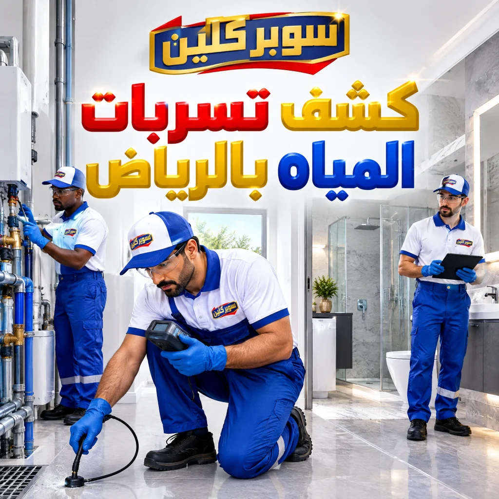 كشف تسربات المياه بالرياض