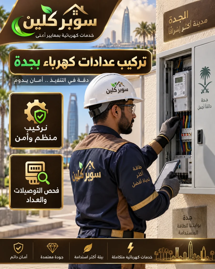 تركيب عدادات كهرباء بجدة