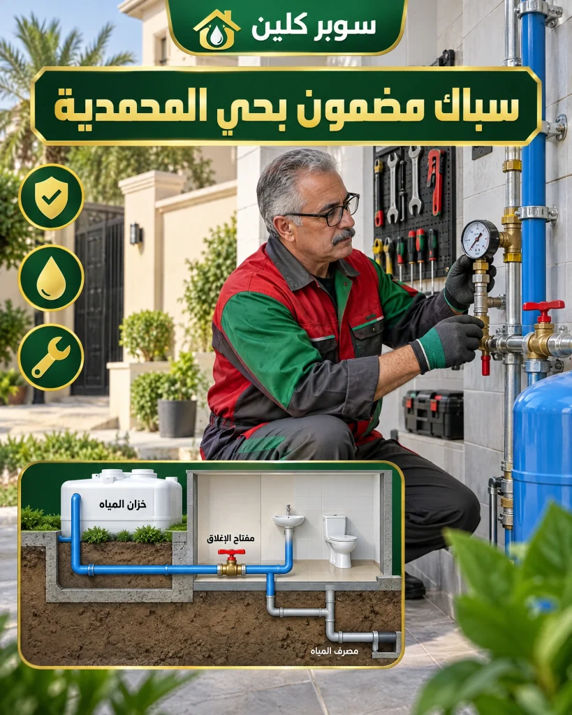 سباك مضمون بحي المحمدية